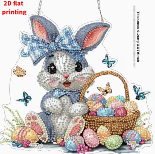 Diamond Painting Aufhänger Osterhase